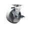 Service Caster 5'' Semi Steel Cast Iron Swivel Caster with Bronze Bearing and Brake SCC-20S520-SSBZ-TLB - alternate 1